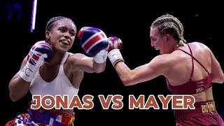 NATASHA JONAS VS MIKAELA MAYER HIGHLIGHTS \/ IBF World Womens Welterweight Championship