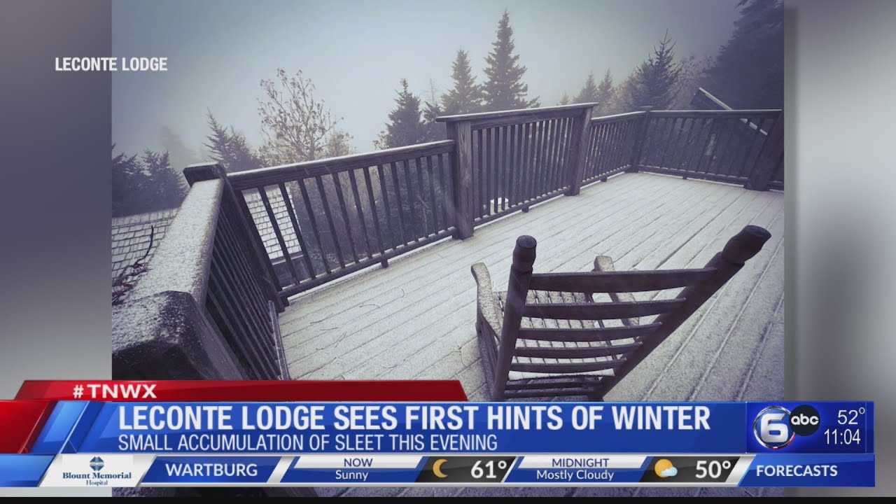 LeConte Lodge sees first hint of winter