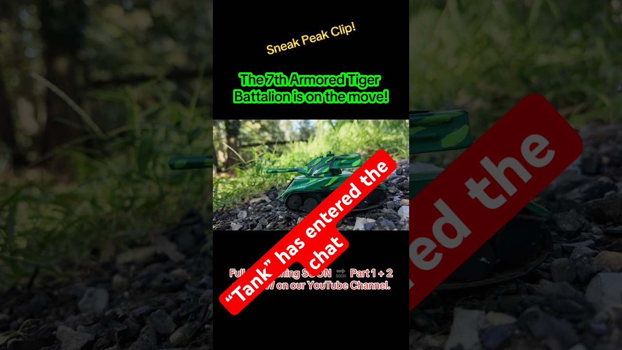 Tanks on the Move (7th Armored Tiger Battalion) | Stop Motion Army Men