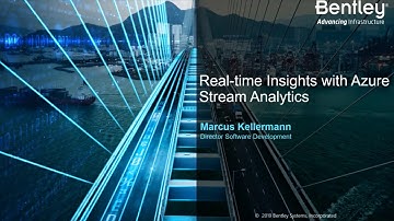 Azure Stream Analytics at Bentley Systems