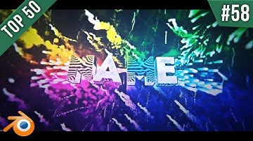 TOP 50 BEST Blender intro Templates 2017 + Free Download #58