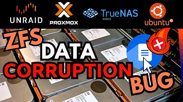 ZFS Data Corruption - What you need to know for TrueNAS, UnRAID, Proxmox and Ubuntu