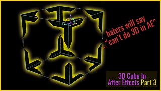 Glowing 3D Cube in After Effects - Part 3 - From 2 Corners To A Full Face