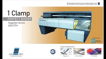 ELECTRO MEC 1 Clamp Perfect Binder   (Sapphire Series)
