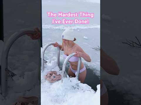The HARDEST Thing I’ve Ever Done! Ice Dip In Canada