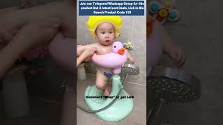 Best baby portable bath shower stand #babycare #parentinghacks  #babybath