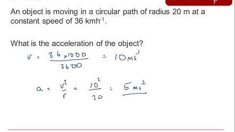AQA Mechanics: Circular motion 1-2