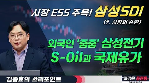 시장은 종목 체인지 중! 대세는 삼성그룹 vs 이슈주?#삼성전기 #S-Oil #삼성SDI