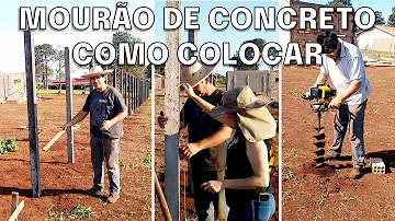 Qual o valor do mourão de concreto?