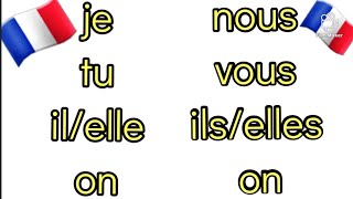 apprendre facilement les pronoms personnels sujets en français/je tu il nous vous elles