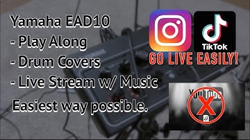 Easiest way to make Drum cover videos with the Yamaha EAD10 - No YT to MP3 Needed!