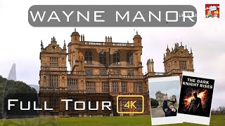 Full Tour Of WAYNE MANOR - Wollaton Hall - 4K - Batman's House from THE DARK KNIGHT RISES