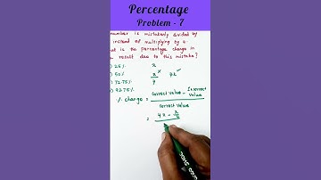 How to calculate Percentage change in the result due to the mistake| Aptitude & Reasoning Tricks