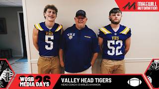 2026 WQSB High School Football Media Days | Valley Head Tigers