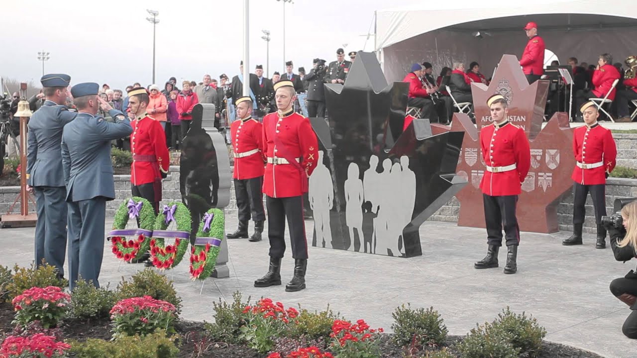 Afghanistan Repatriation Memorial Unveiling Ceremony, November 10th 2012