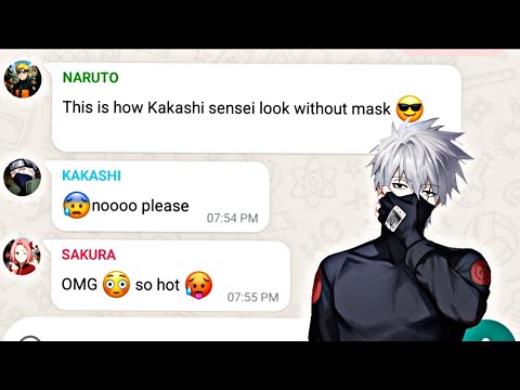 MISSION KAKASHI SENSEI FACE REVEAL 🥵🔥😎 #anime #naruto #kakashi