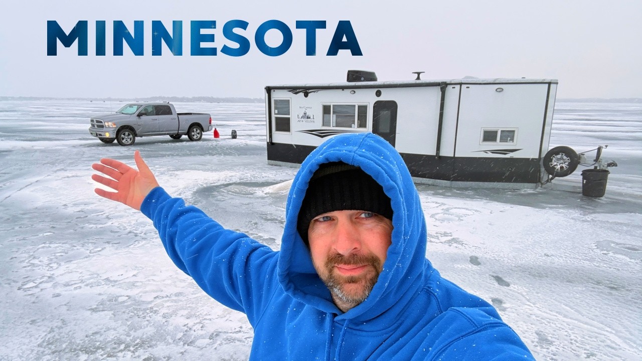 First Time Ice Fishing...a Minnesota Experience