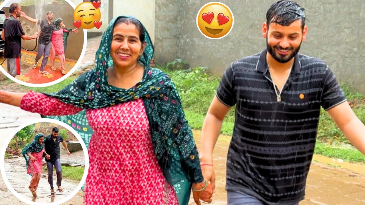 आज तो बारिश में खुब नहाये 🌧️ बचपन याद आ गया 😍