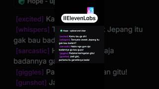 Download Lagu AI Voice Sounds Like Real Human Voice 😱 #alatai #elevenlabs MP3