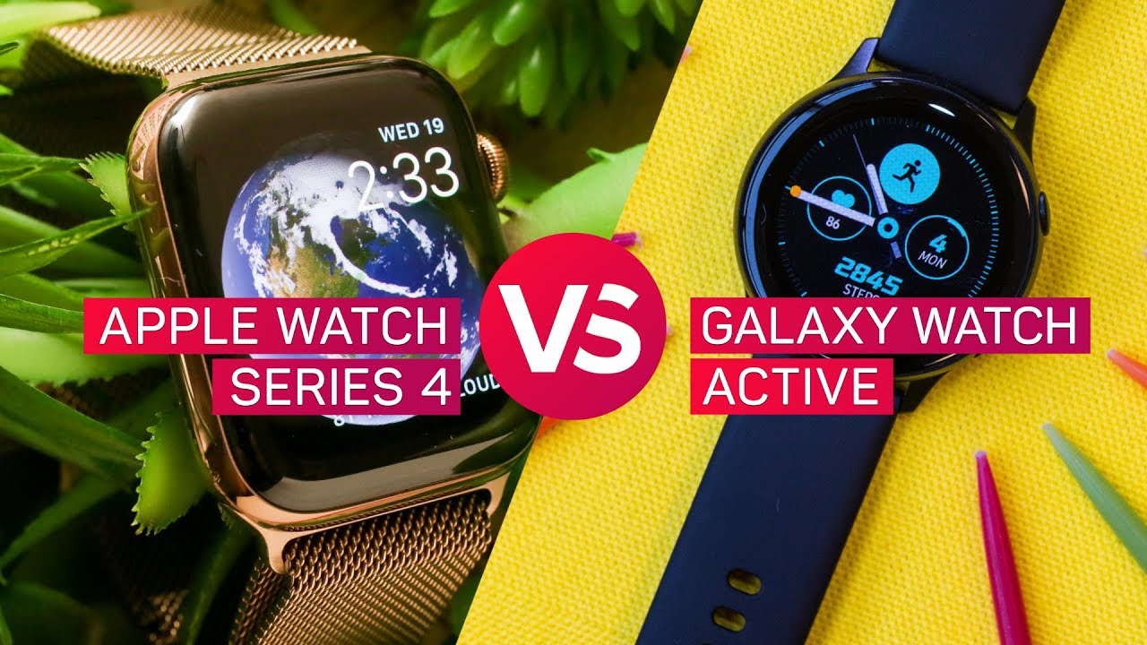 samsung galaxy watch active 2 vs apple watch 4