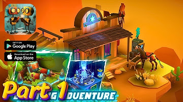 Tiny Robots: Portal Escape Gameplay Walkthrough Part 1 - Rescuing Grandpa Begins! (iOS, Android)