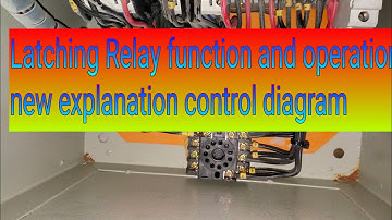 latching relay tutorial/ latching relay wiring/ latching relay diagram
