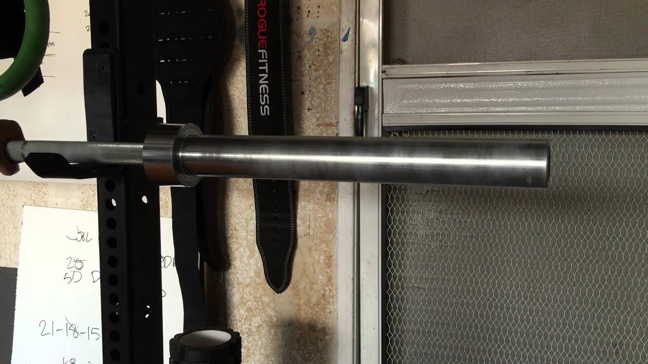 Pendlay HD 45lb Olympic Barbell Spin Test (2014) YouTube