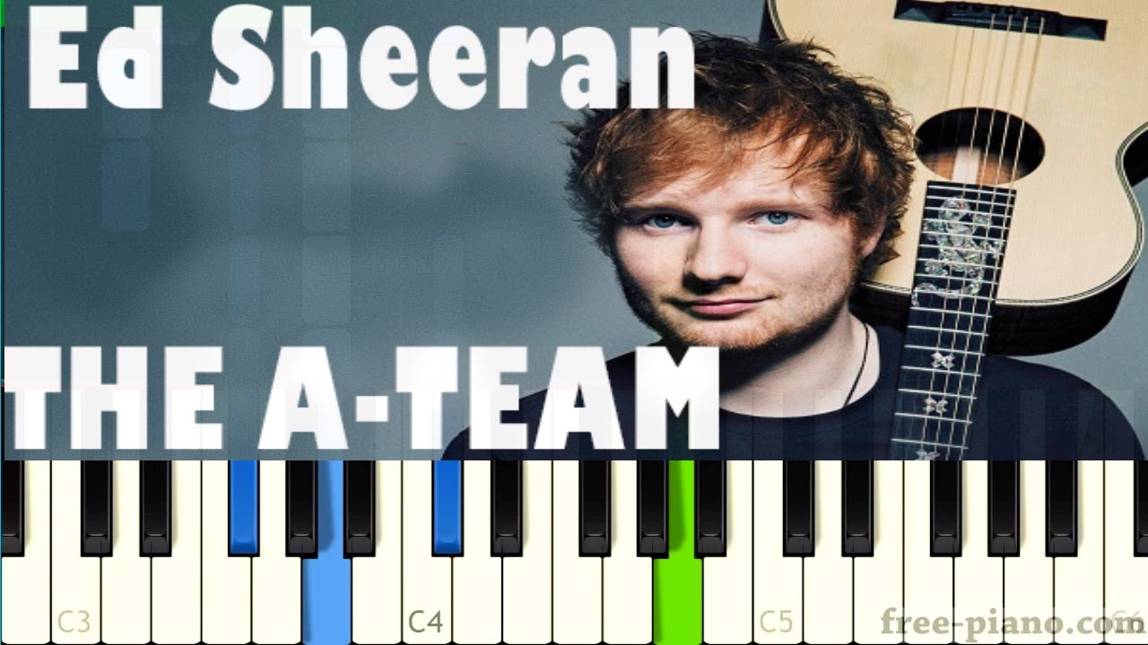 Ed Sheeran The A Team Deutsche übersetzung Ed Sheeran - The A Team - Piano Tutorial / Cover - YouTube