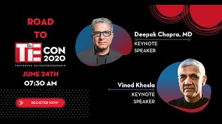 Introducing Vinod Khosla & Deepak Chopra MD | Road to TiEcon June