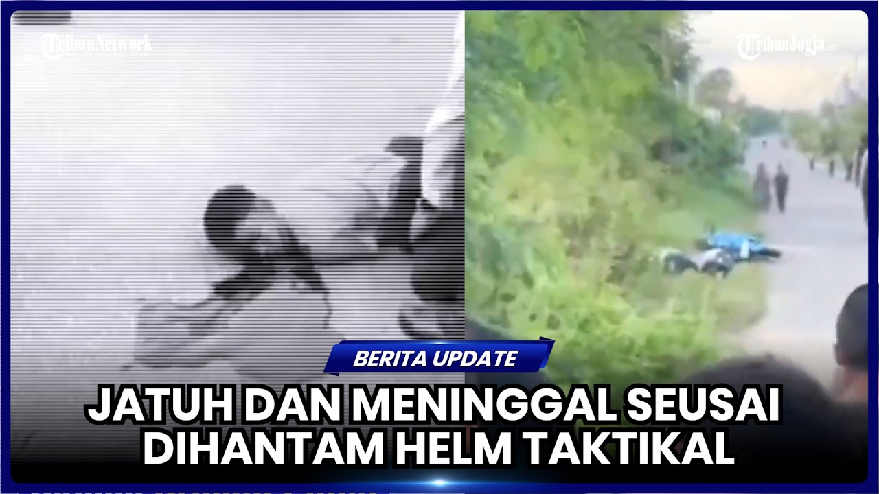 KRONOLOGI PELAJAR DI TUAL MENINGGAL SETELAH DIHANTAM HELM TAKTIKAL HINGGA JATUH DARI MOTORNYA