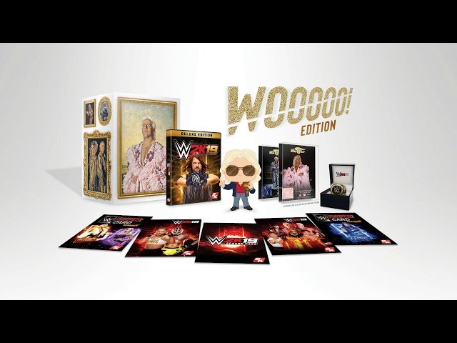 『WWE®2K19』Wooooo!/リックフレアー/ローブ入り記念プレート WWE®2K19』Wooooo!/リックフレアー/ローブ入り記念プレート WWE®2K19