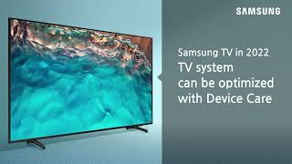 Samsung Tv How To Use Device Care