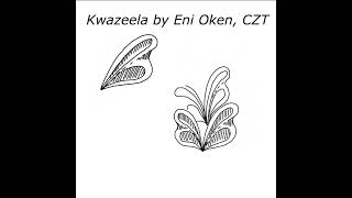 #inktober2022 #zentangle Day 25: Kwazeela by Eni Oken #tanglepatterns