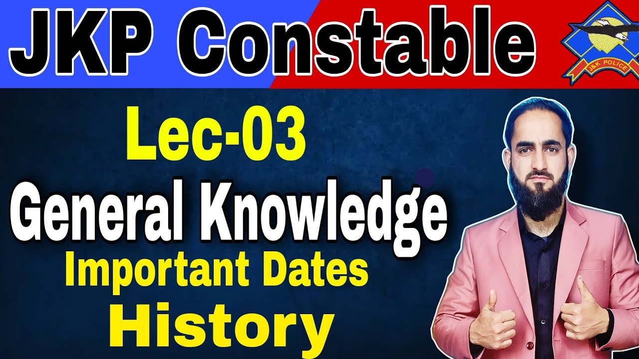 Lec 03 Important Dates In Indian History JKP Constable YouTube Lec 03 Important Dates In Indian History JKP Constable YouTube