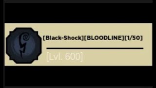 Black lightning showcase in shindo life (shinobi life 2)