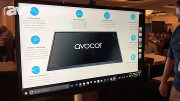 E4 AV Tour: Peerless-AV Highlights Its Vertical Lift Cart With Easy Adjustability