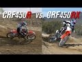 2017 Honda CRF450R vs CRF450RX