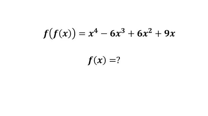 solving an equation with function/ functional equation