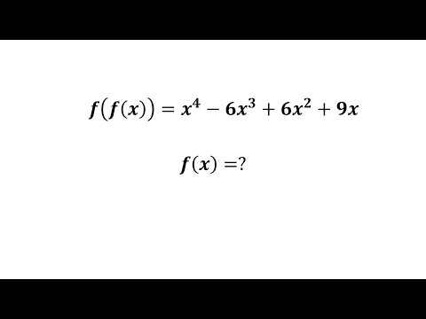 solving an equation with function/ functional equation