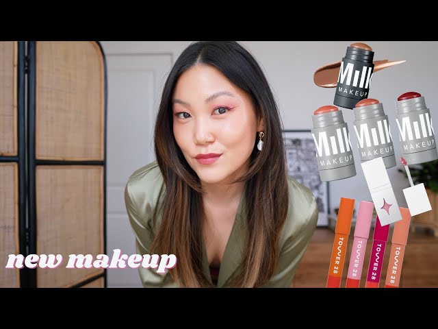 NEW MAKEUP HITS + V Day Look | Milk Makeup, Tower 28, Half Magic Beauty class=