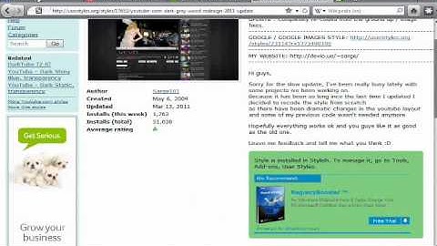 stylish-userstyles for firefox