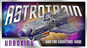 Transformers Earthrise Astrotrain Unboxing!
