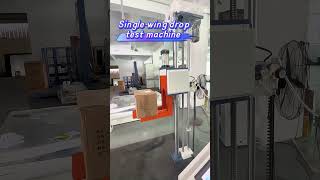 This single-wing drop tester is designed for carton packaging factories#machine #carton #testing
