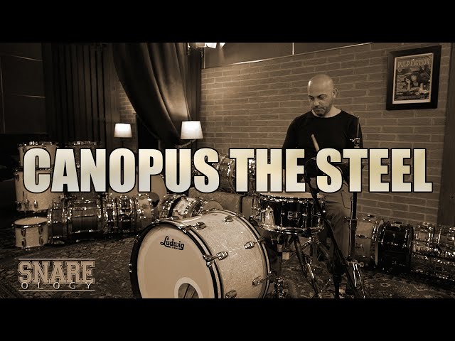 canopus the steel snare 14×5 Canopus The Steel Snare Drum 14x6.5 - YouTube