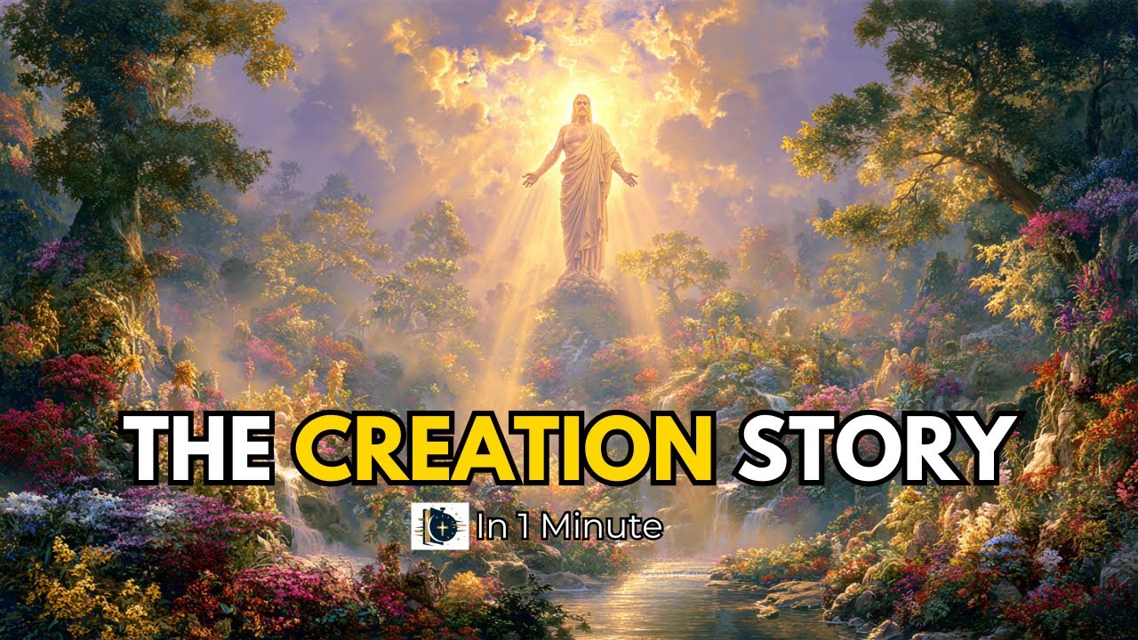 The Creation Story Explained in 1 Minute | Genesis 1–2 - YouTube