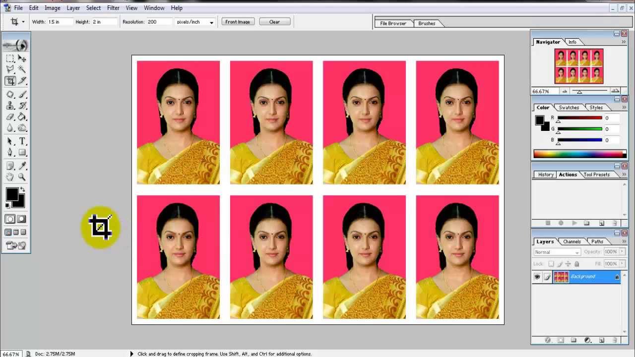 create-passport-size-photo-in-adobe-photoshop-7-0-youtube