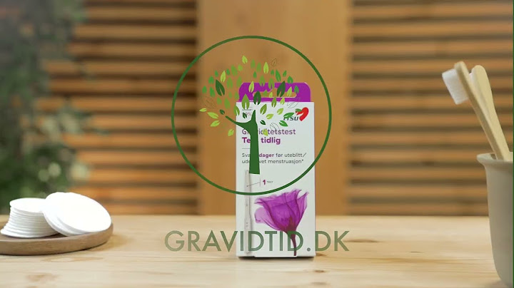 Se hvordan du bruger RFSU Graviditetstest Test Tidligt