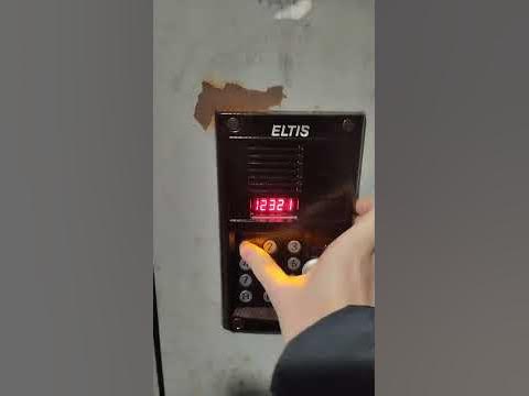 Новый домофон ELTIS DP400-FD24 - YouTube