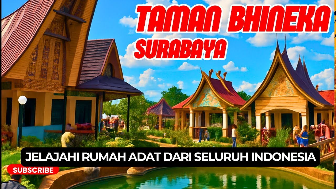 RAME BANGET !!!, TAMAN BHINEKA BOYONG TAMAN MINI INDONESIA INDAH KE SURABAYA - HTM FREE