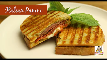 Italian Panini Sandwich ~ Cuisinart Griddler GR-4N ~ Amy Learns to Cook